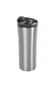 Gümüş 500 ml French Press özellikli lazer logo baskılı kurumsal promosyon termos